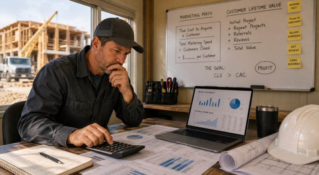 construction marketing ROI